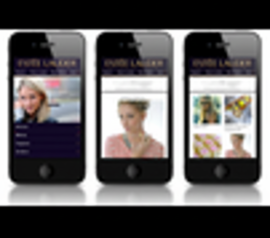 Illustration of multiple iphone screens